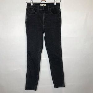 Madewell 10” High Riser Skinny Skinny Size 26 faded black
